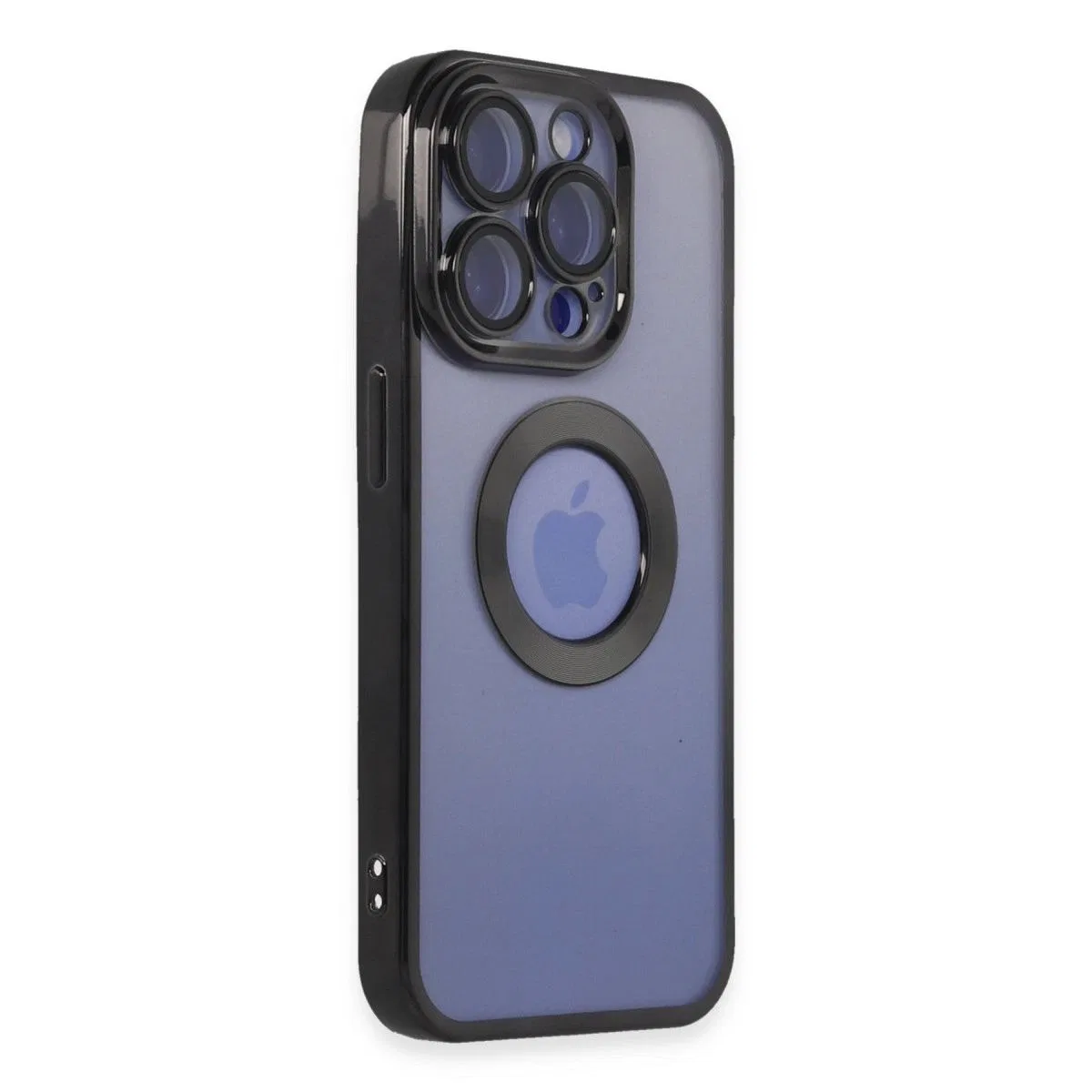 Apple İphone 15 Pro Max Kılıf Slot Silikon - Siyah görsel 2