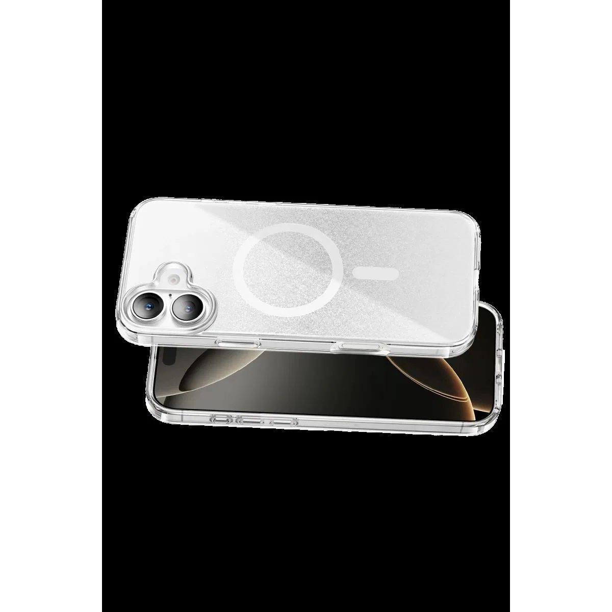 Onegif Apple İphone 16 Sora Simli Magsafe Kapak - Beyaz görsel 3