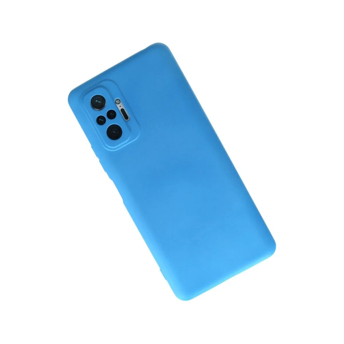 Xiaomi Redmi Note 10 Pro Kılıf Nano İçi Kadife Silikon - Mavi görsel 3