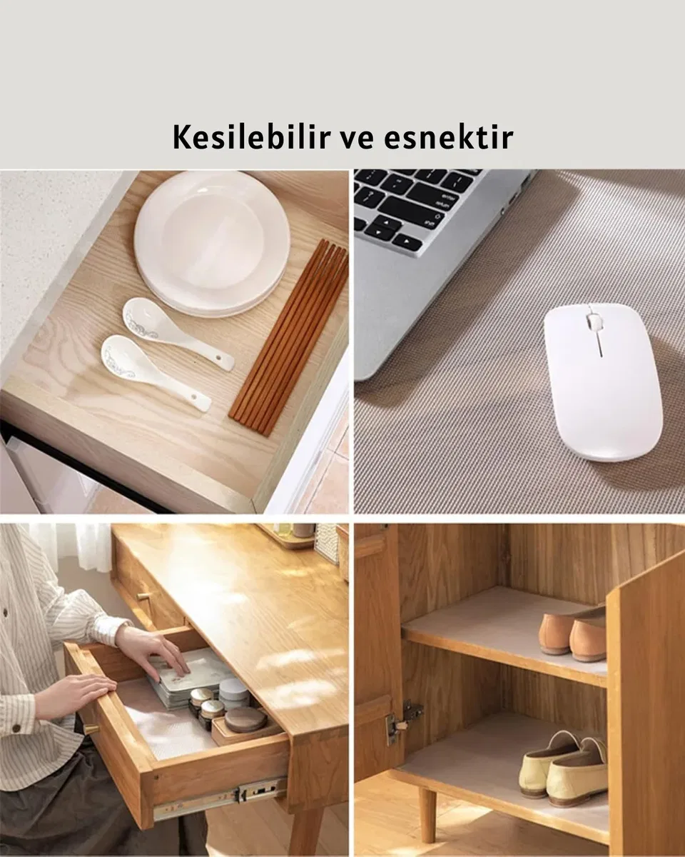 kaydırmaz şeffaf raflık görsel 4