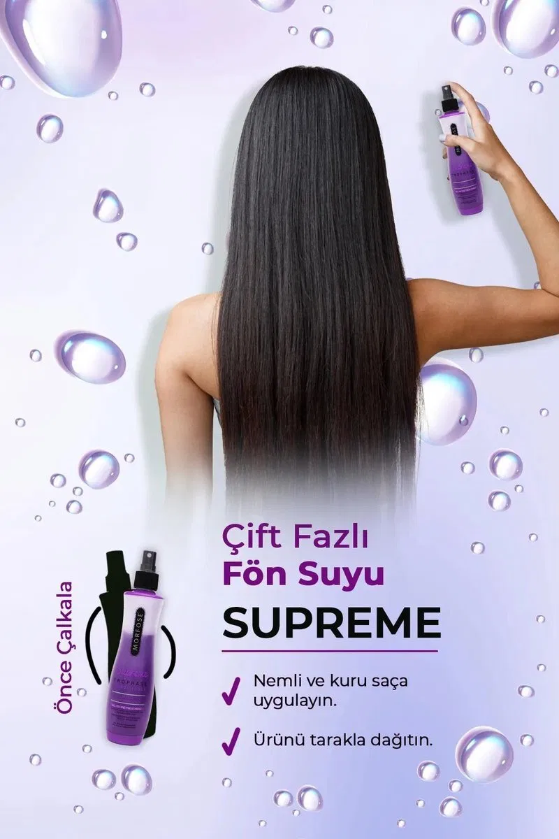 Çift Fazlı Supreme Kondisyoner Fön Suyu 240 ML - mrfs görsel 3