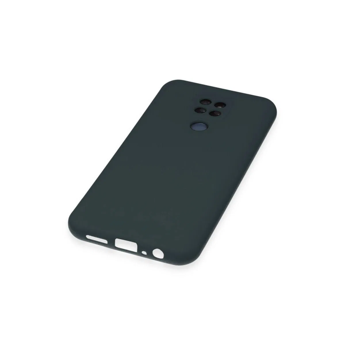 General Mobile Gm 20 Kılıf Nano İçi Kadife Silikon - Koyu Yeşil görsel 5