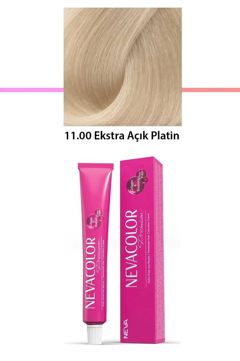Premium 11. 00 Ekstra Açık Platin - Kalıcı Krem Saç Boyası 50 g Tüp