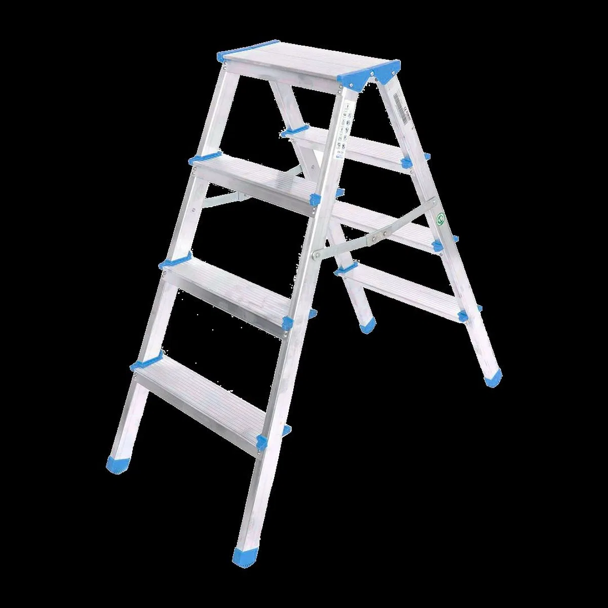 Alüminyum Çift Basamaklı Merdiven 92 cm (4+4) görsel 2