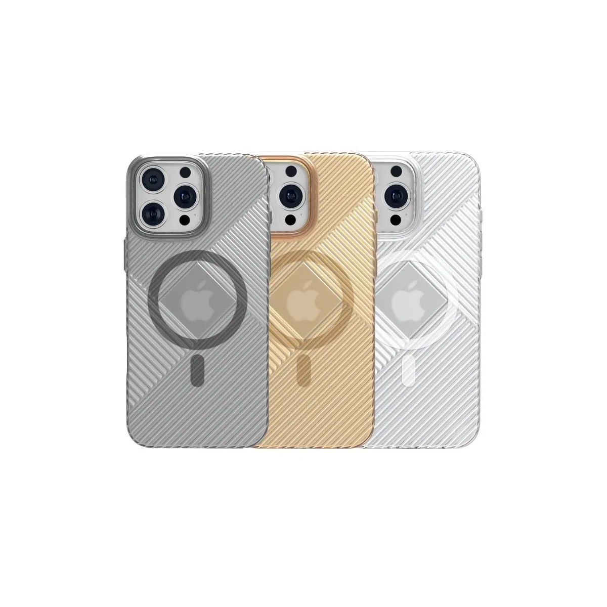 Joko Apple İphone 16 Pro Max Stella Pc Sert Magsafe Kılıf - Gold görsel 3