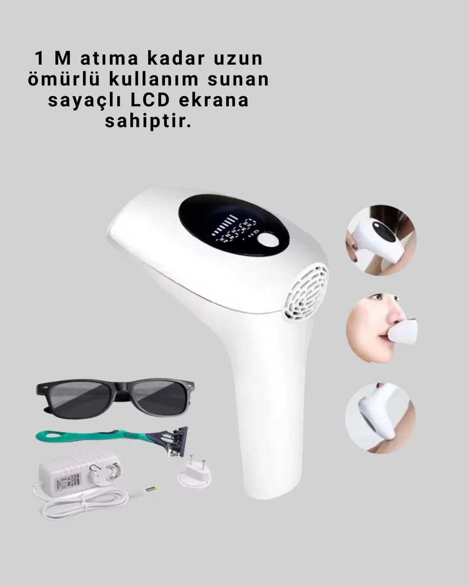IPL Lazer Epilasyon Aleti 5 Kademeli Güç Ayarlı görsel 4