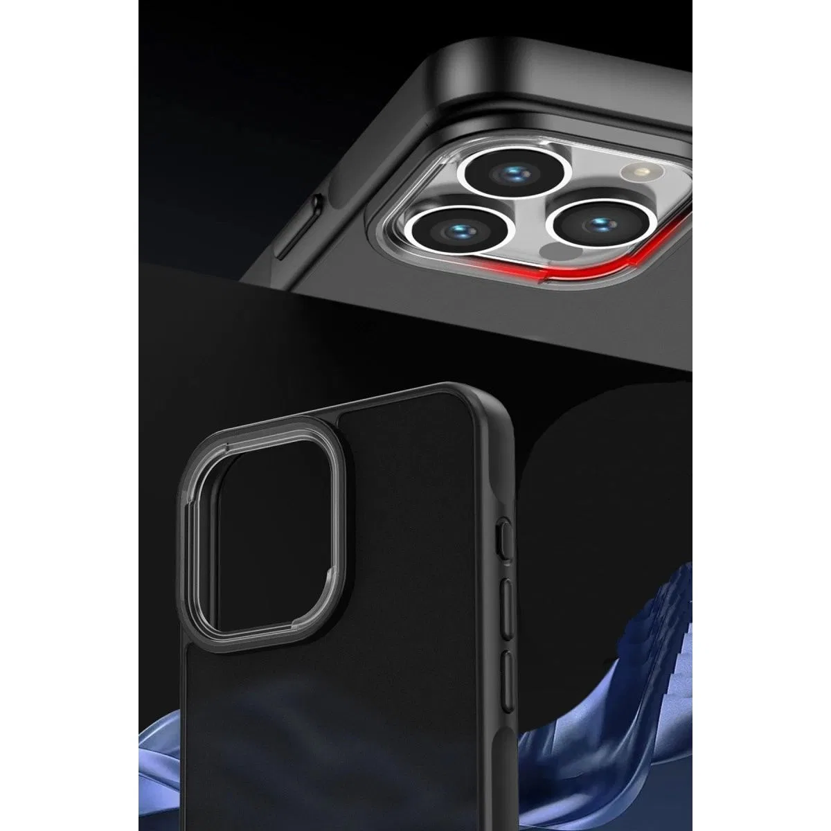 Apple İphone 15 Pro Kılıf Elegant Kapak - Yeşil görsel 4