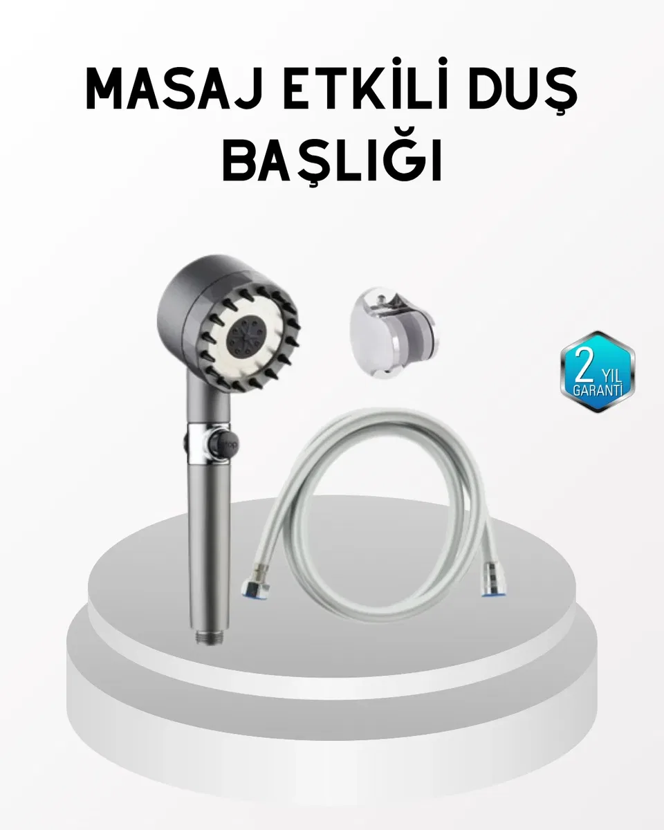 Masaj Etkili Duş Başlığı – Su Tasarruflu, Yüksek Basınçlı ve Cilt Dostu Tasarım