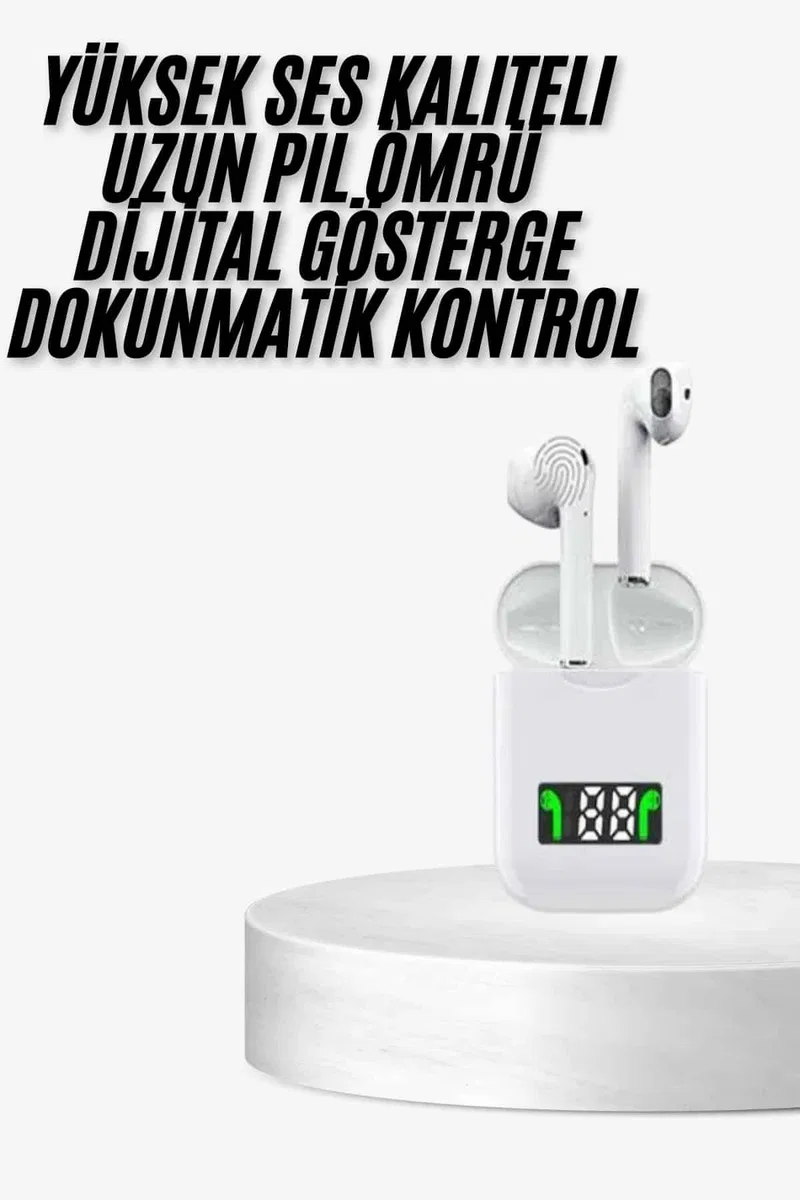 Bluetooth Kulaklık Kablosuz TWS Çağrı Cevaplama ANC Özelliği görsel 2