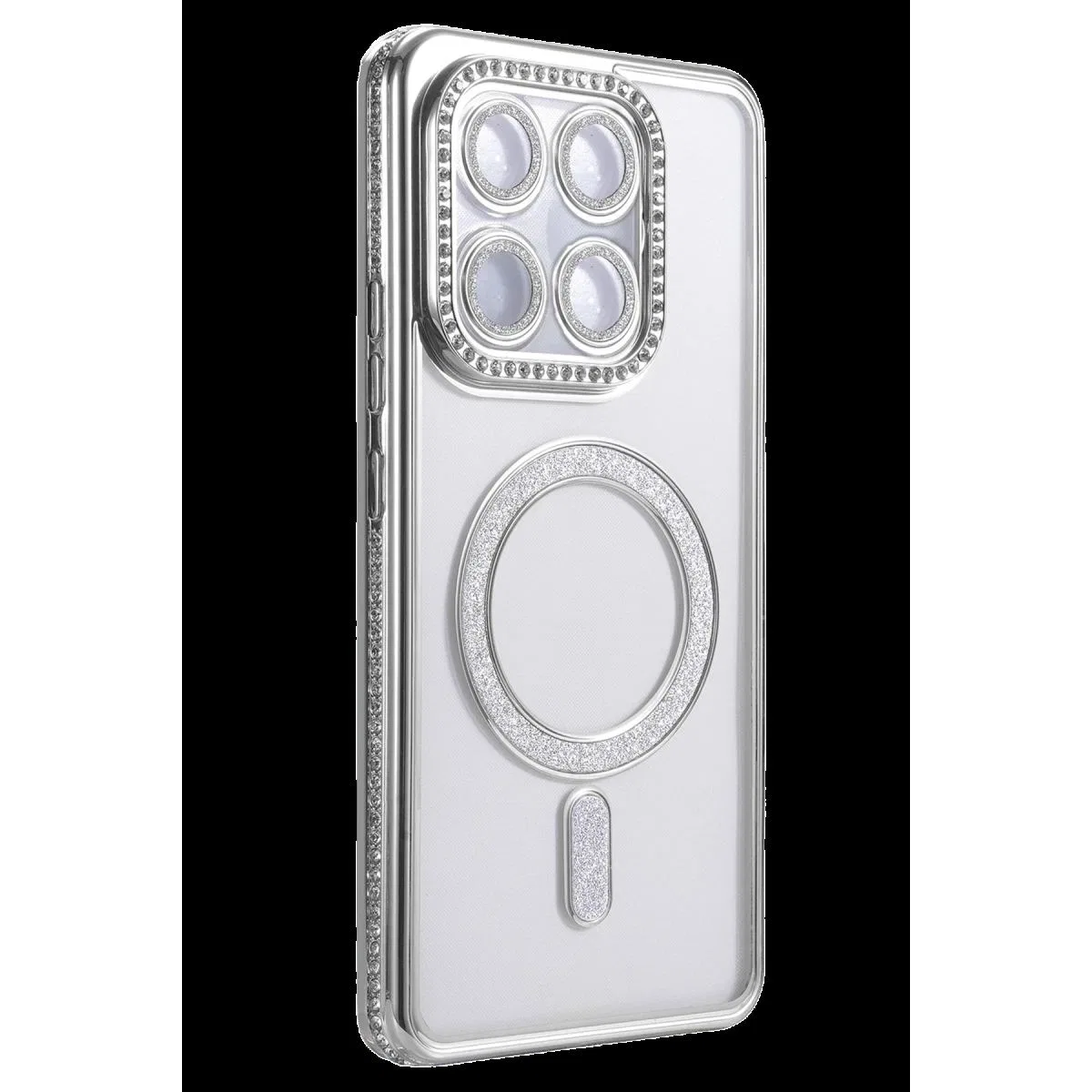 Newface Xiaomi Mi 17t Pro Joke Simli Magneticsafe Kılıf - Gümüş görsel 2
