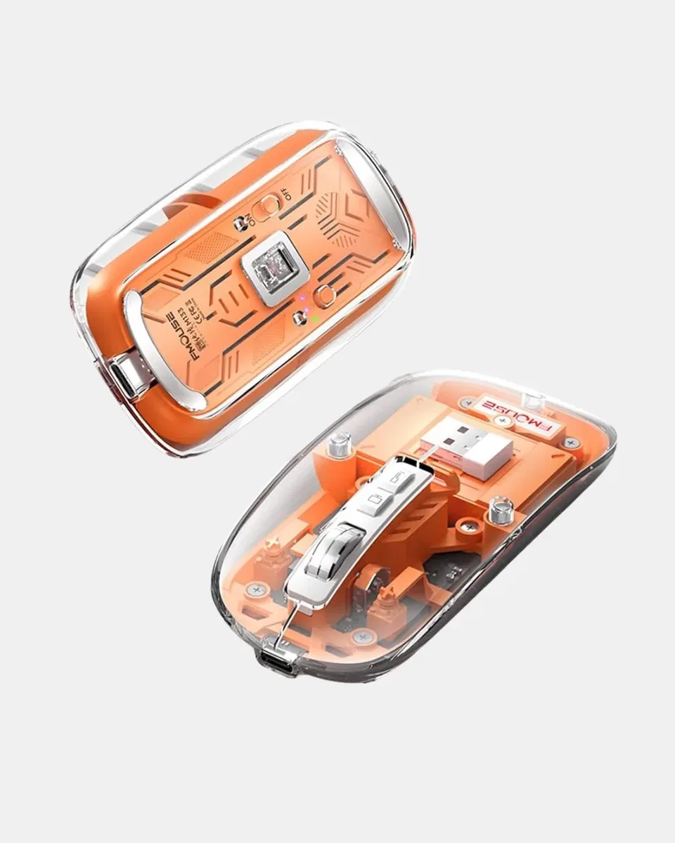 Kablosuz Çift Modlu Mouse – Bluetooth 5. 0 + 2. 4GHz görsel 3