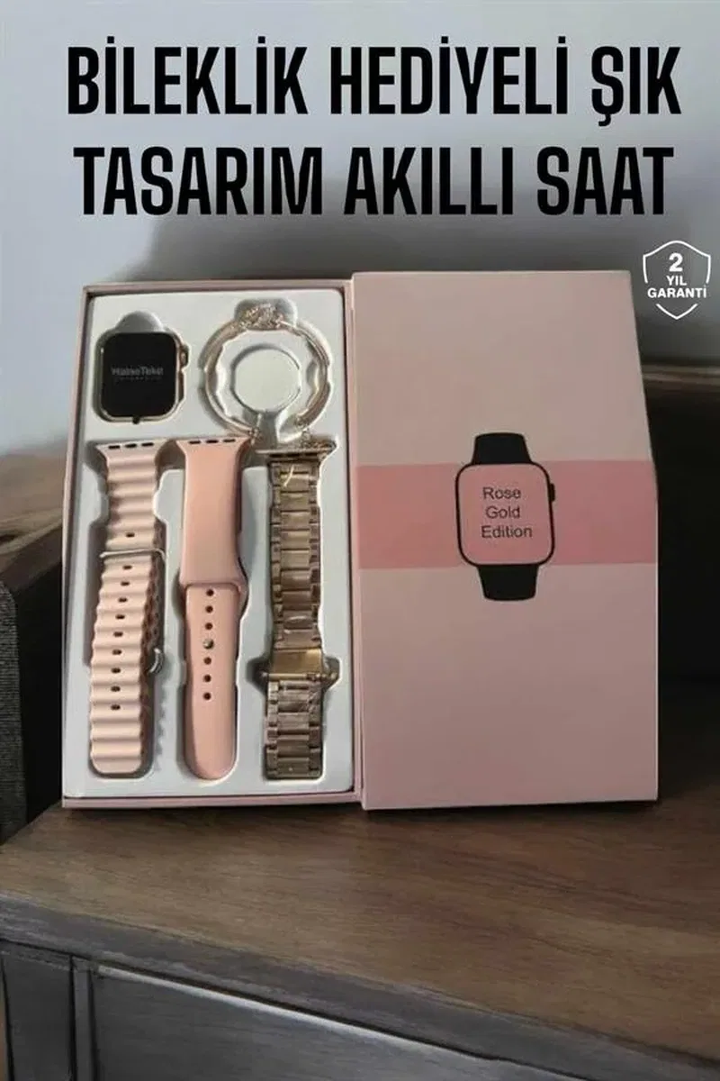 Akıllı Saat Bileklik Hediyeli Uzun Pil Ömrü GPS Takibi görsel 2