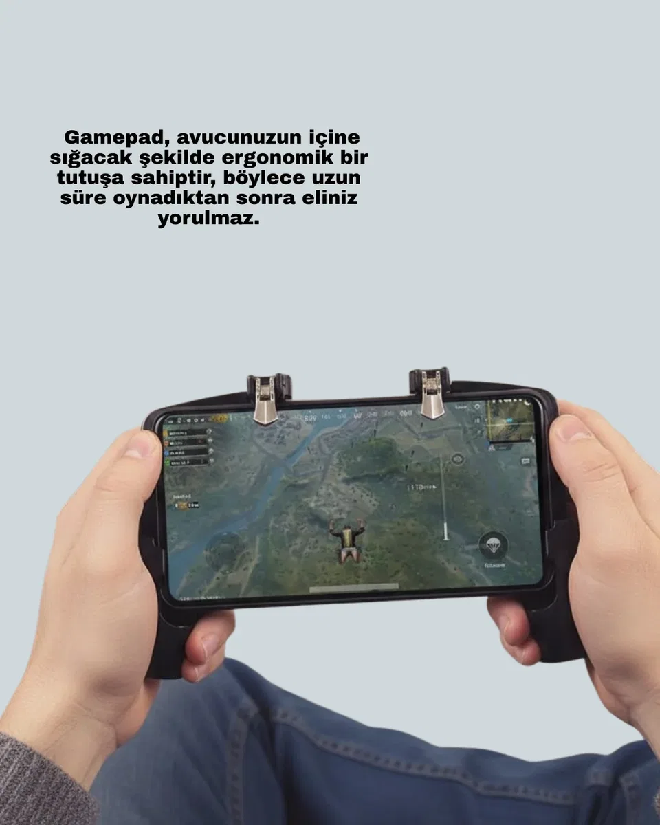 Mobil Oyun Aparatı Ergonomik Kavramalı görsel 3