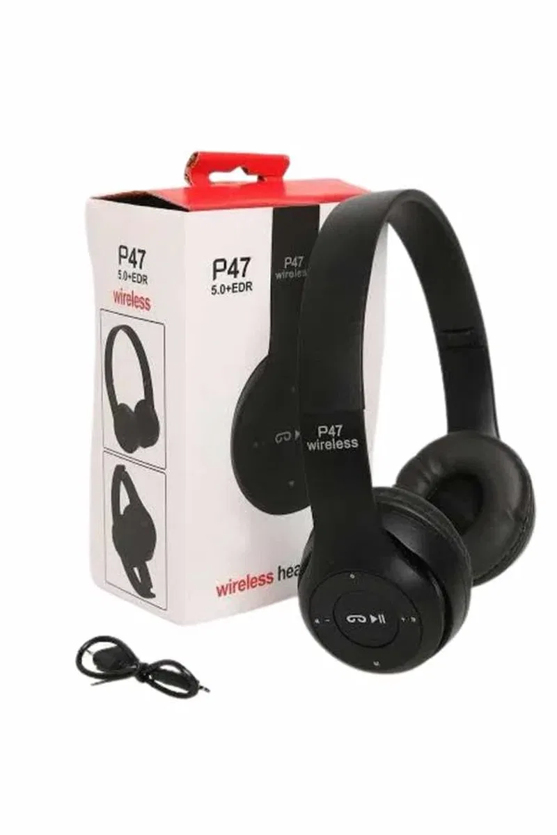 Wireless 5. 0 Bluetooth Kablosuz Kulaklık ANC Özellikli Kulak Üstü Ayarlanabilir görsel 4