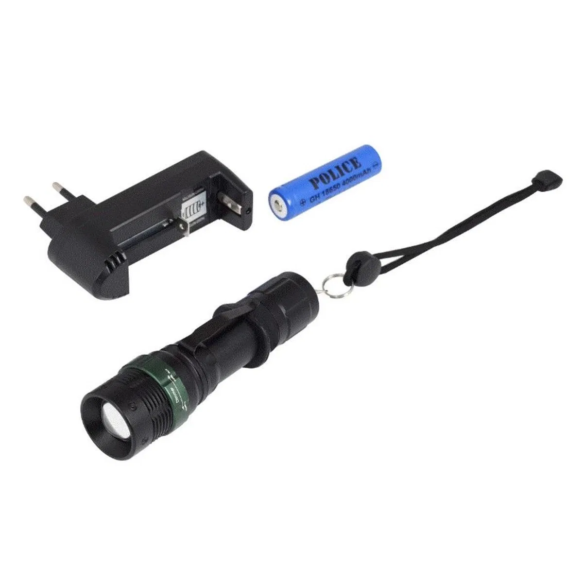 Ps-25 Cree Q5 Power Led Zoomlu Şarjlı El Feneri görsel 4