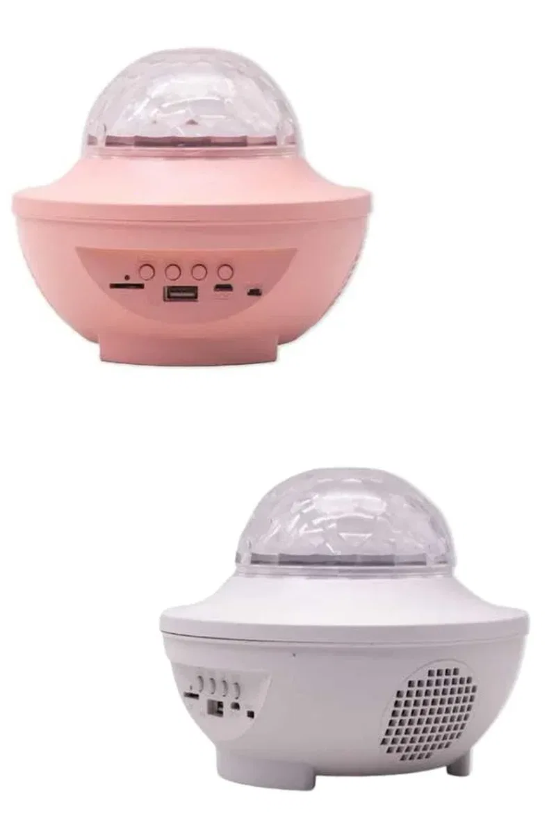 Dönen Işıklı Disko Topu Projektör Müzik Çalarlı Disco Speaker görsel 4