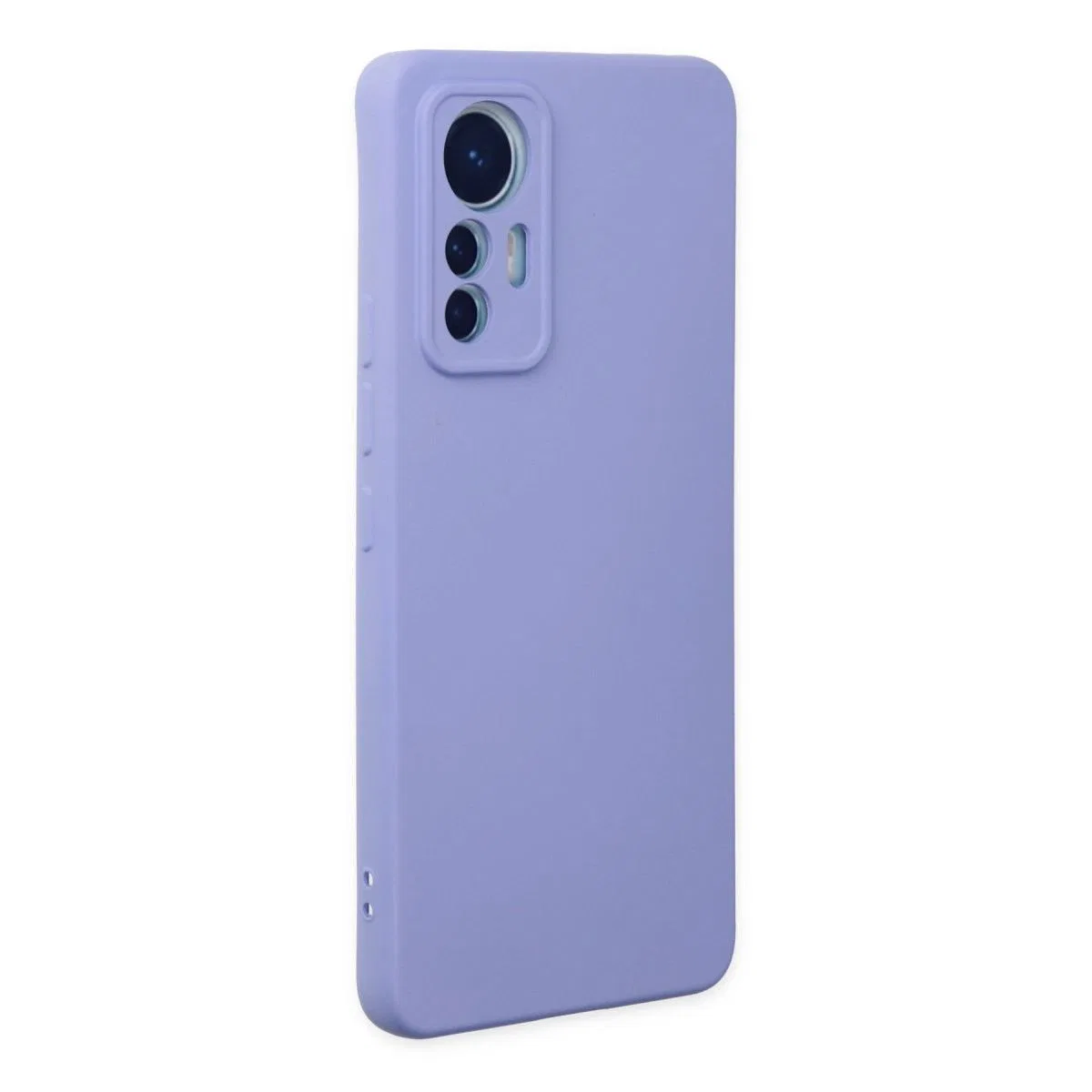 Xiaomi Mi 12 Lite Kılıf Nano İçi Kadife Silikon - Lila görsel 2