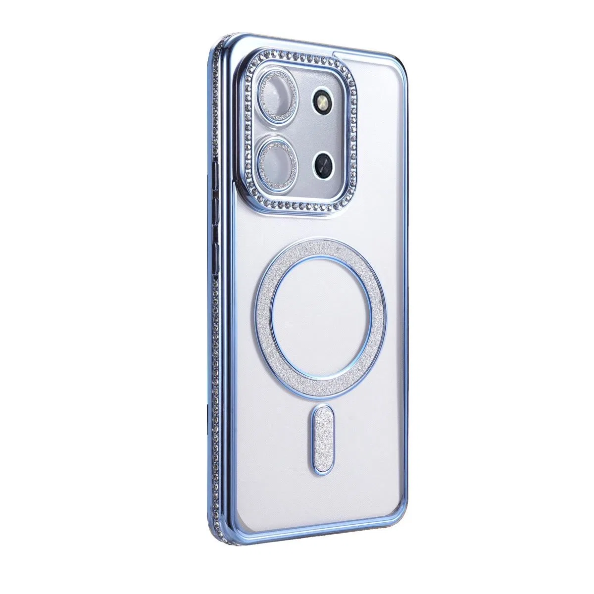 Xiaomi Redmi 15c 4g Joke Simli Magneticsafe Kılıf - Mavi görsel 3