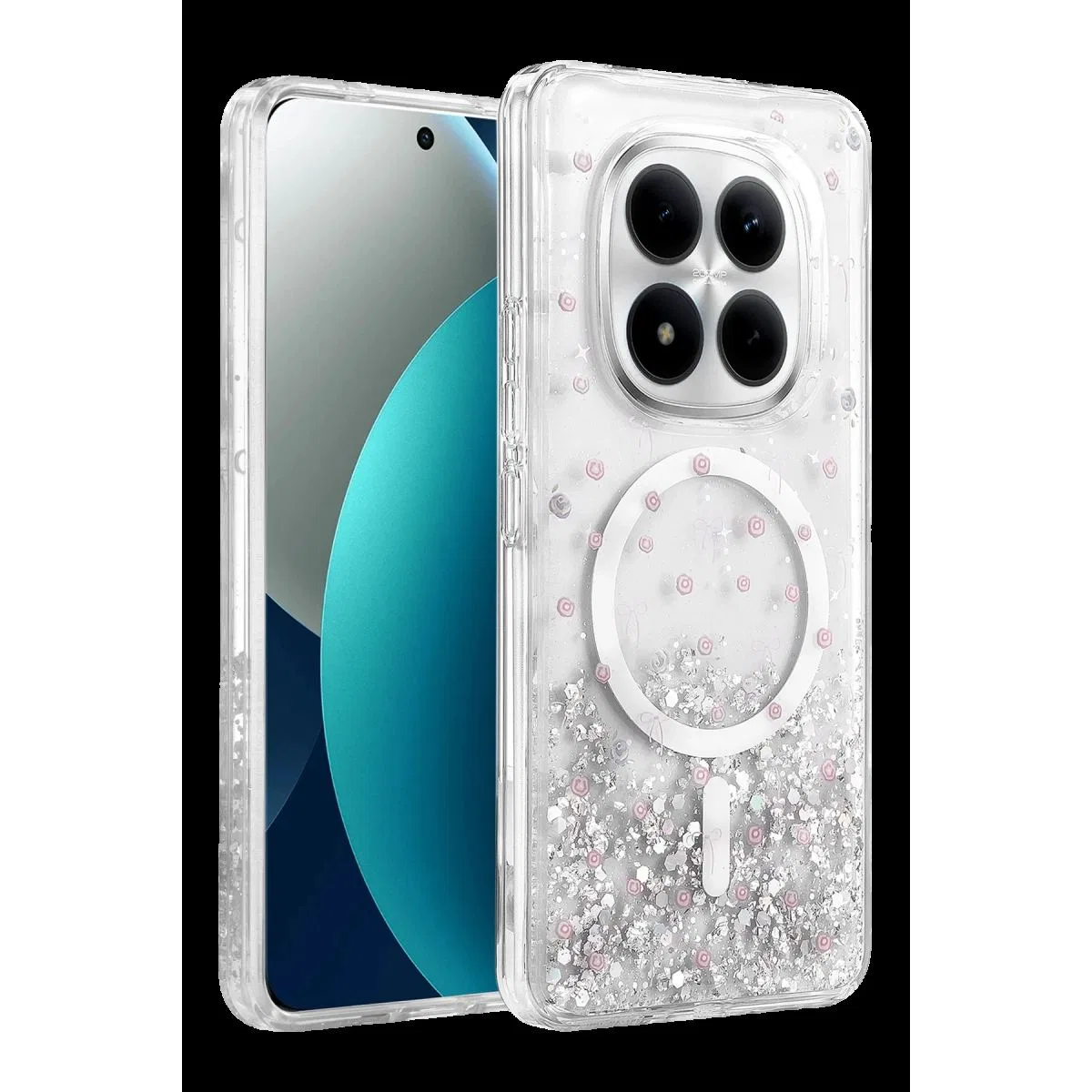 Onegif Xiaomi Redmi Note 15 Pro 5g Misk Simli Magsafe Kapak - Desen 1