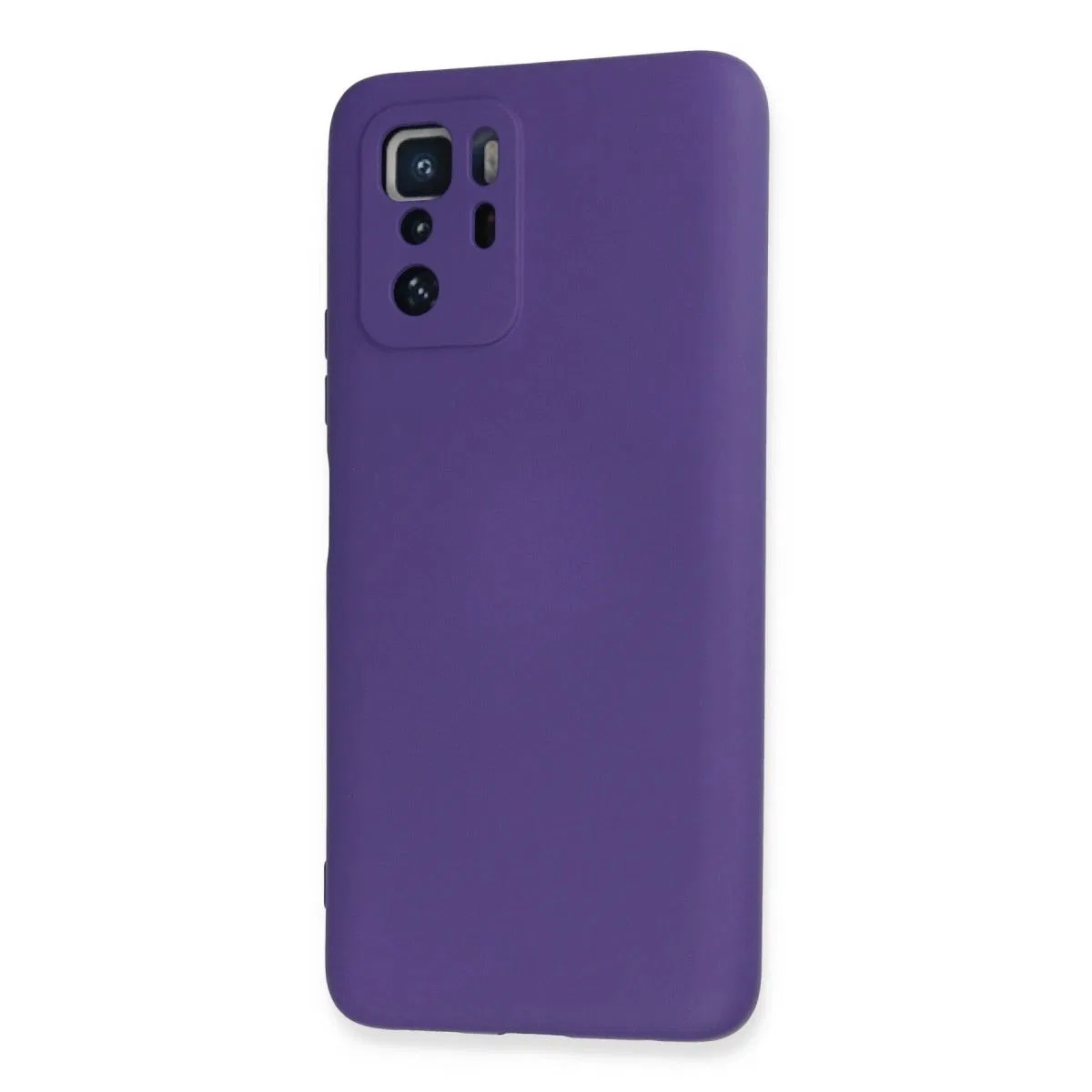 Xiaomi Poco X3 Gt Kılıf Nano İçi Kadife Silikon - Mor görsel 3