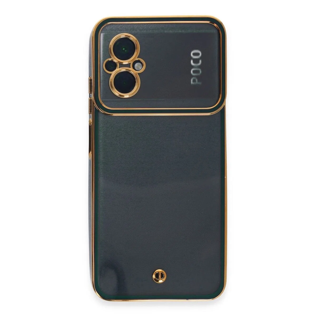 Xiaomi Poco M5 Kılıf Liva Lens Silikon - Yeşil görsel 2