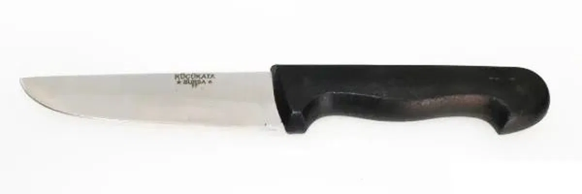Bursa İnce Küt Kasap Bıçağı No: 1, 13 Cm - Plastik Sap