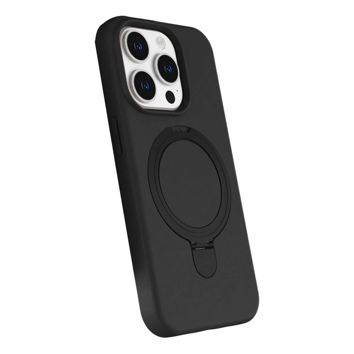 Apple İphone 14 Pro Max Regal Magsafe Standlı Kapak - Siyah görsel 2