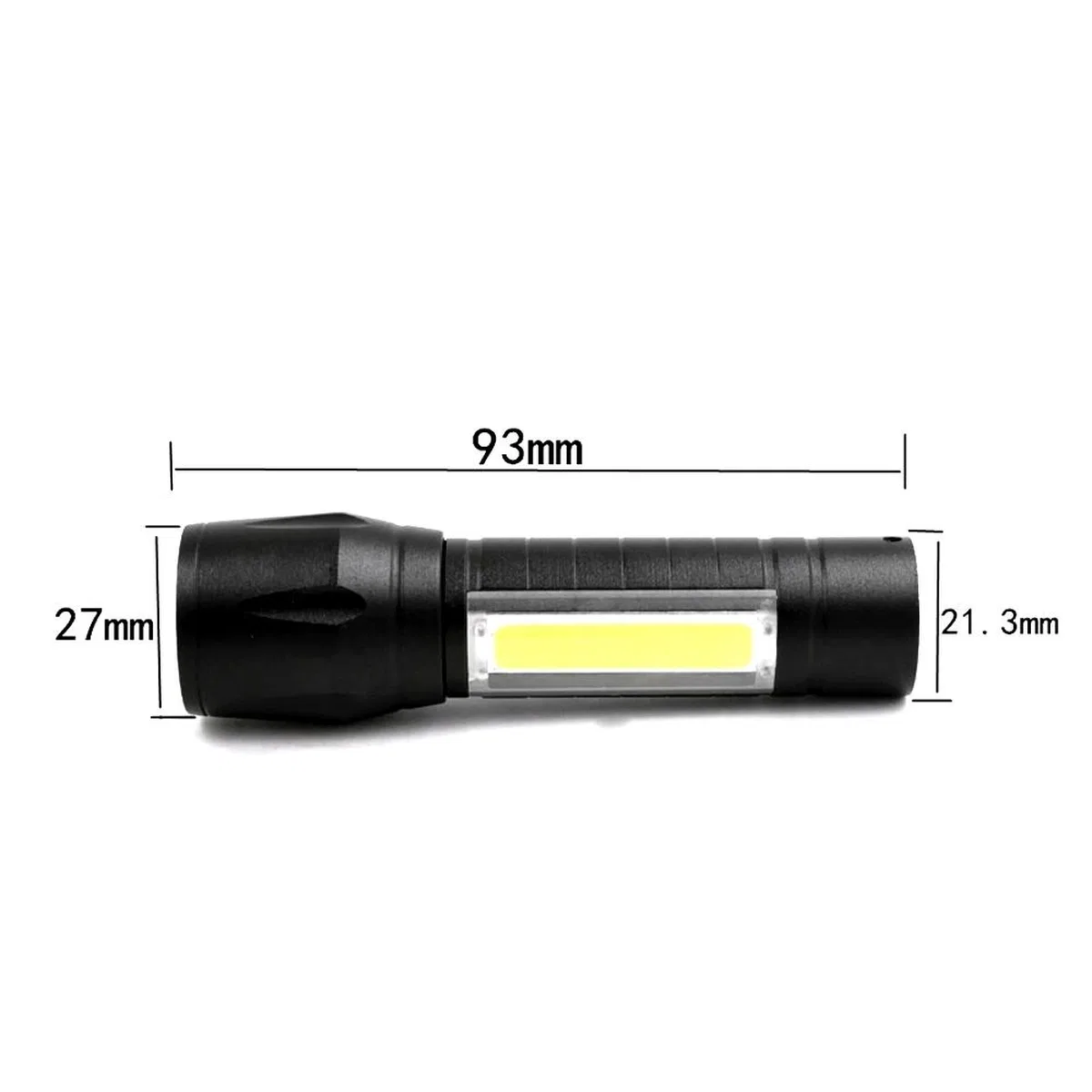 Mini Çok Güçlü Şarjlı El Feneri (xpe-cob Led ) Wt-030 görsel 3