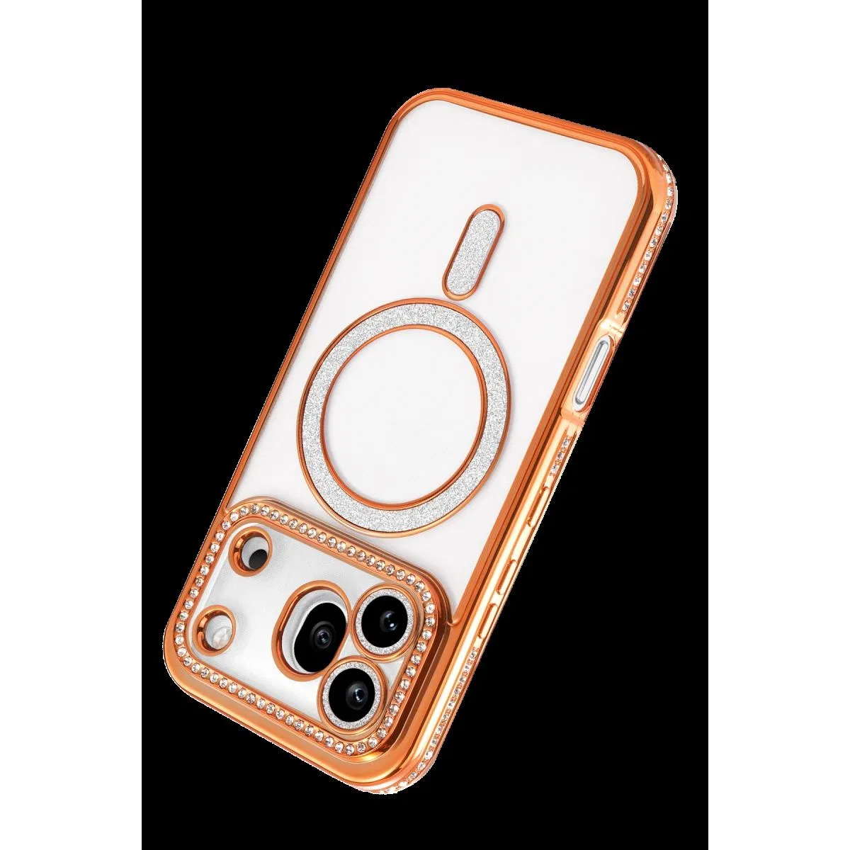 Huawei Honor 600 Pro Joke Simli Magneticsafe Kılıf - Turuncu görsel 3