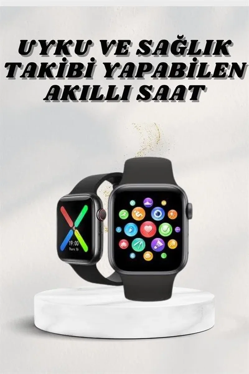 Akıllı Saat Wireless Şarj Yüksek Çözünürlüklü Müzik Dinleme Sesli Cevaplama Yeni Nesil görsel 2