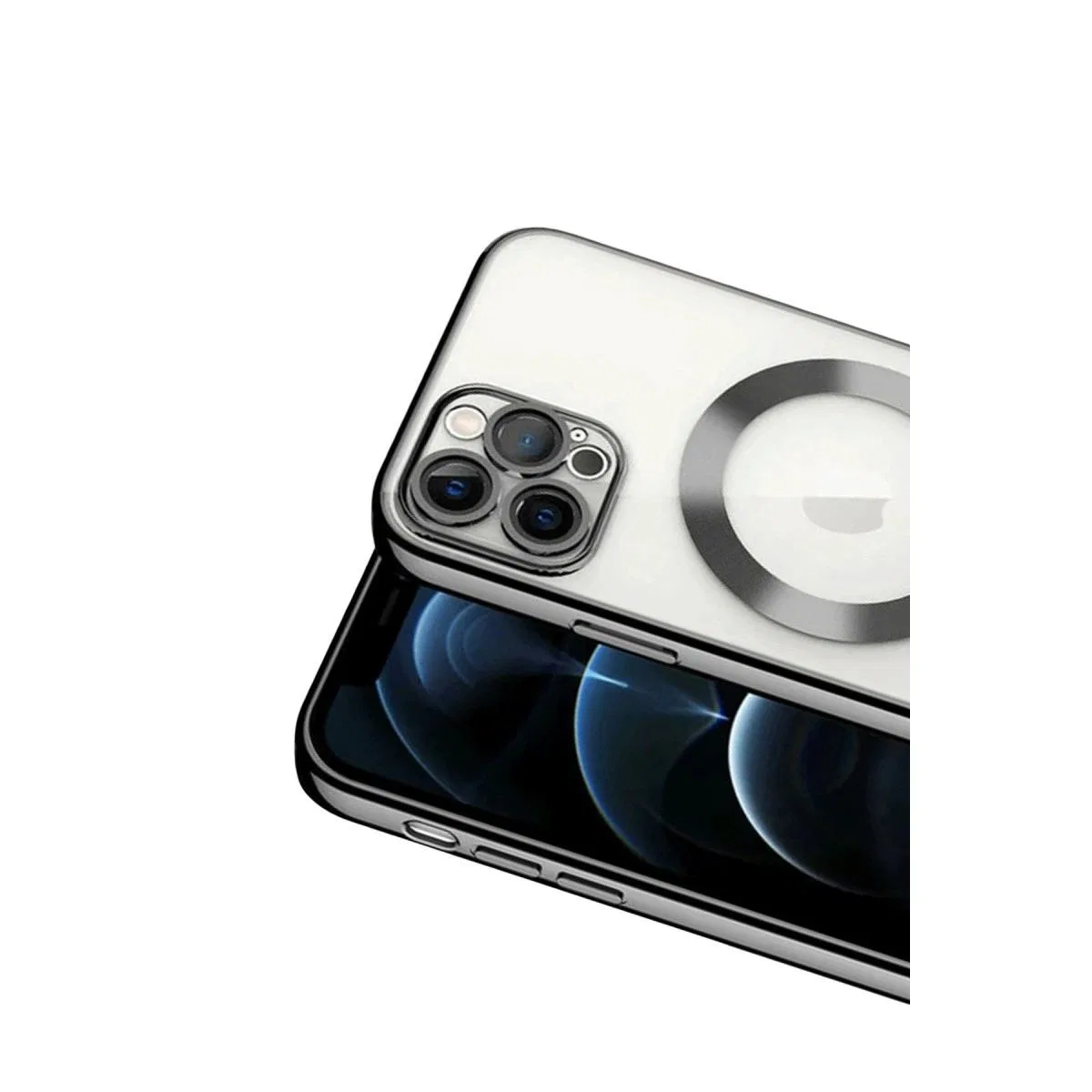 Apple İphone 13 Pro Kılıf Kross Magneticsafe Kapak - Siyah görsel 2
