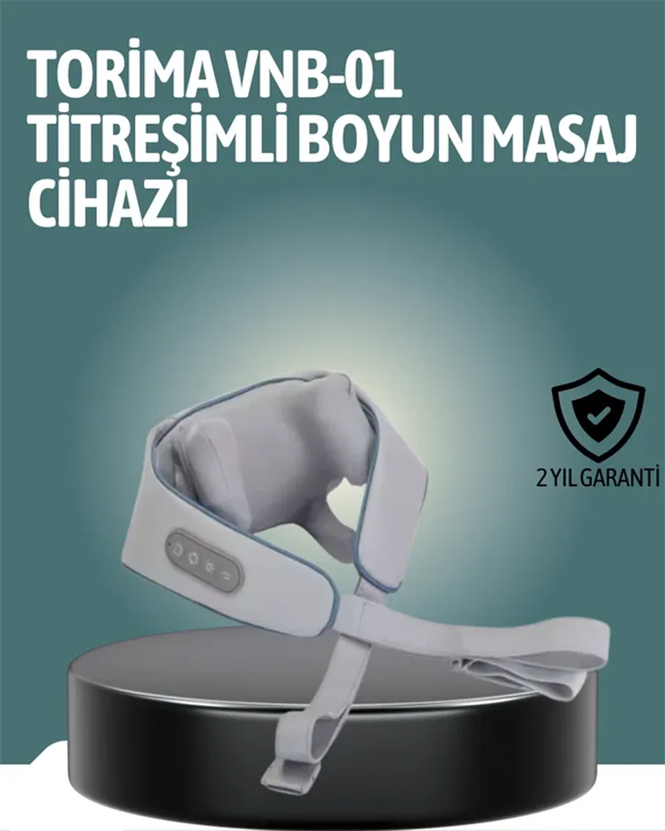 VNB-01 Şarjlı Isıtmalı Boyun ve Omuz Masaj Cihazı