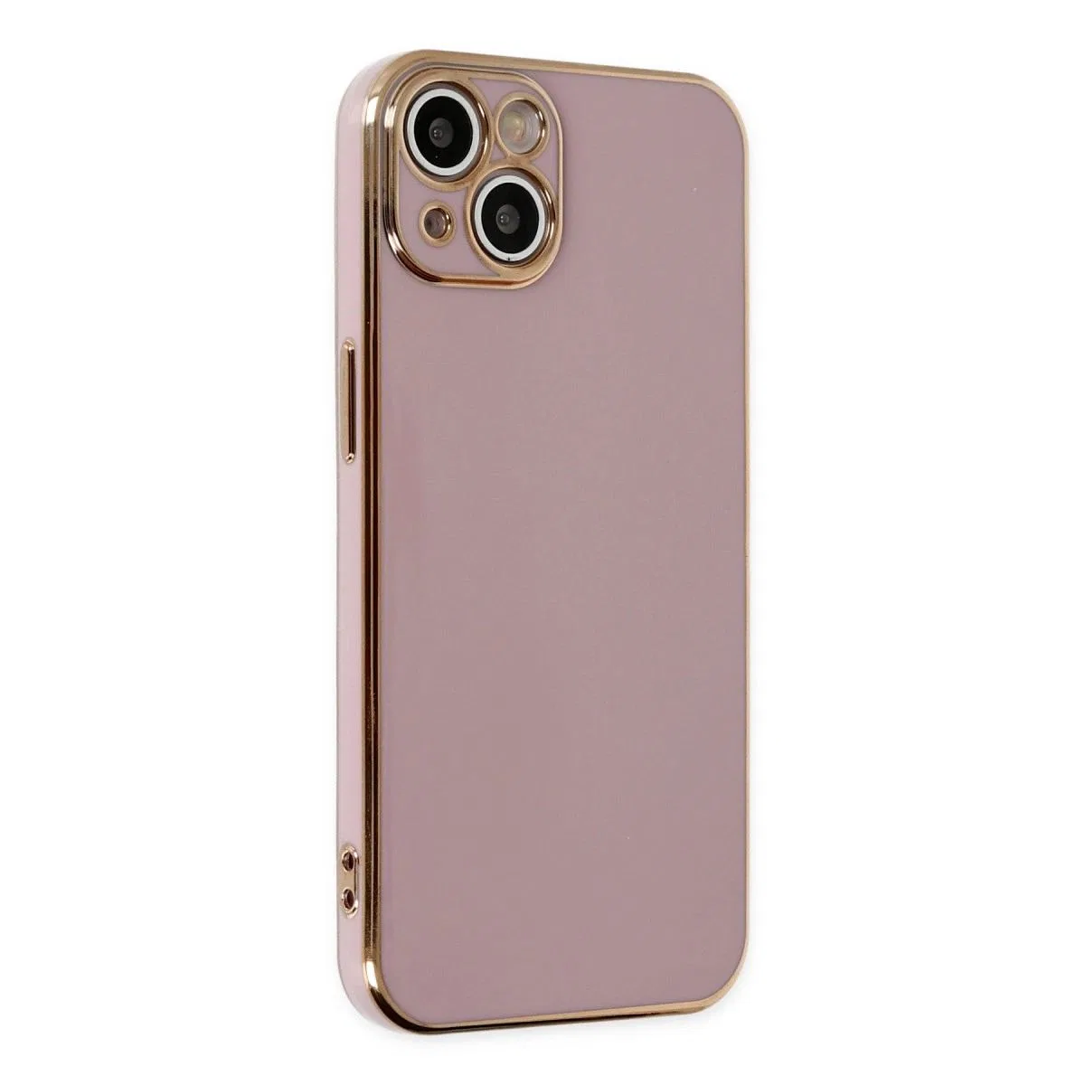 Apple İphone 14 Kılıf Volet Silikon - Mor