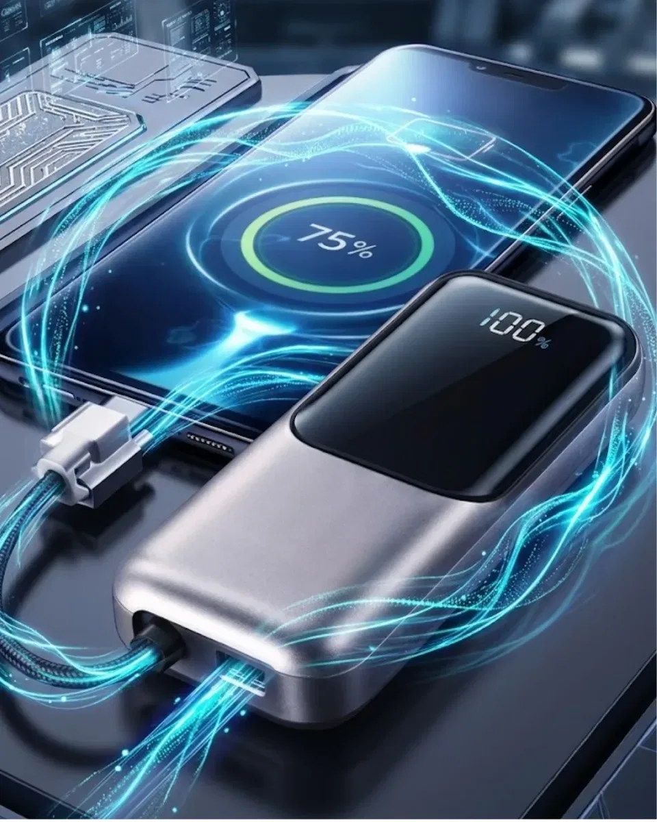 LED Ekranlı Süper Fast Charge Özellikli ni Powerbank