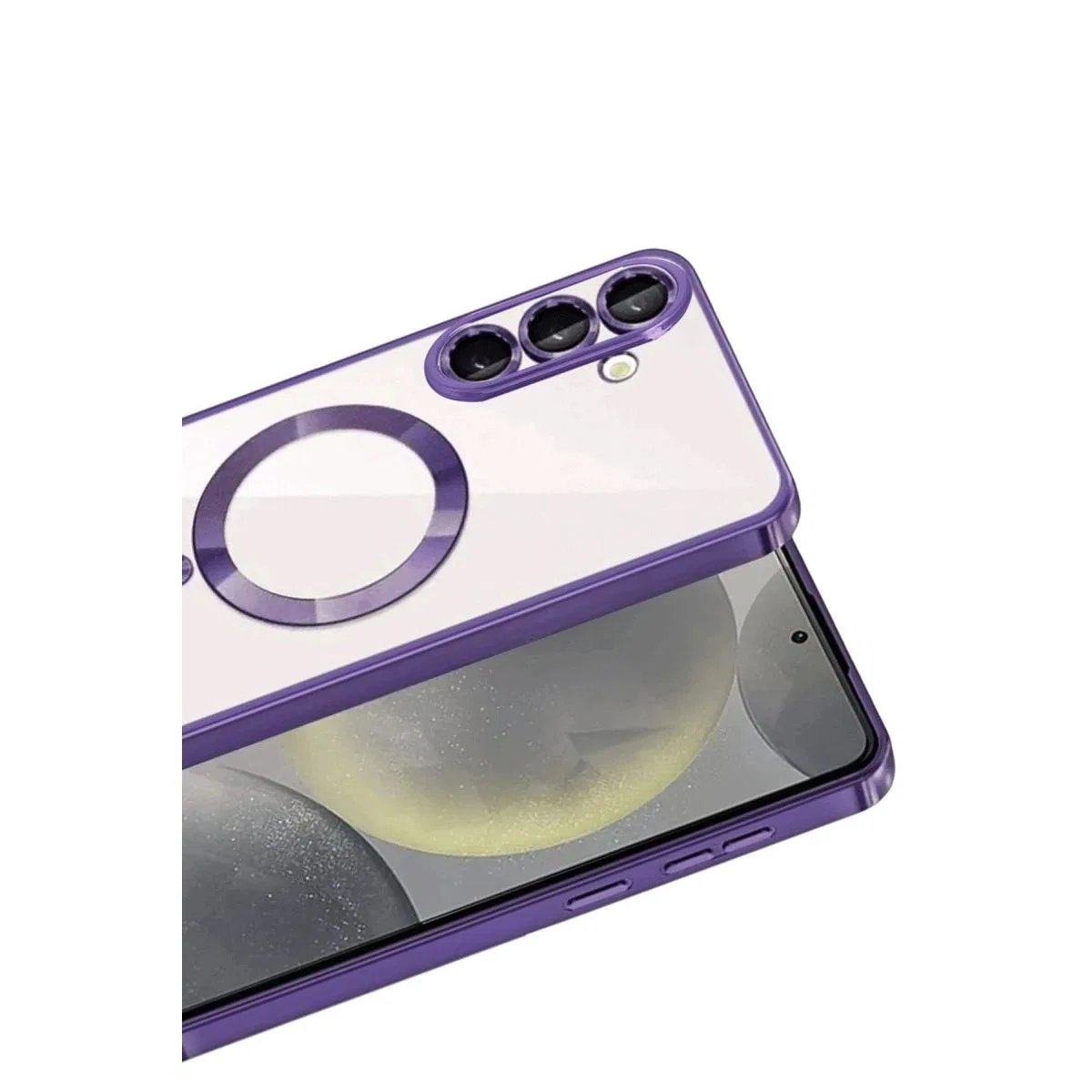 Samsung Galaxy A57 5g Kross Magneticsafe Kapak - Mor görsel 2