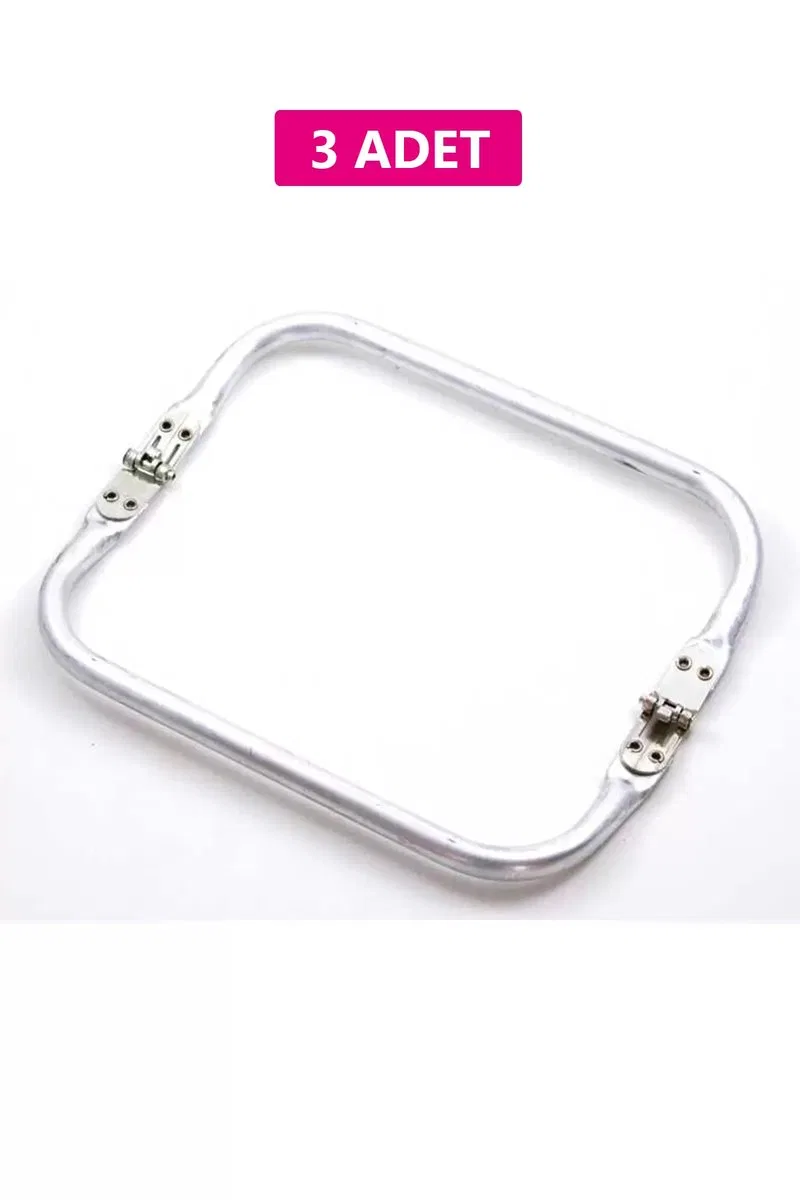 Gizli Metal Çanta Bursu – 3 Adet - 20 cm - Metal Çanta Aparatı Çanta Aksesuarı görsel 2