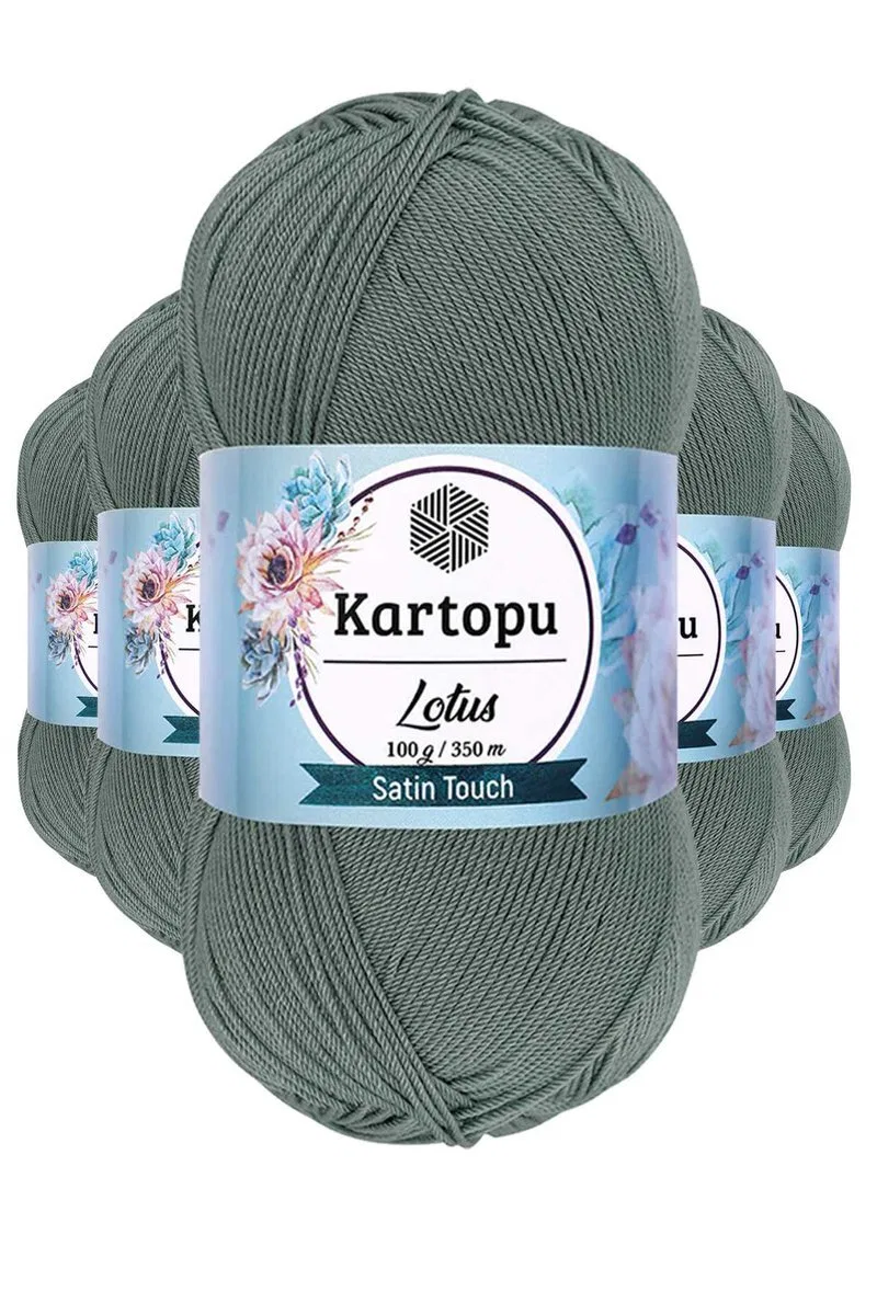 5 Adet Lotus Bikini Büstiyer Bluz Örgü İpi K943 Çağla