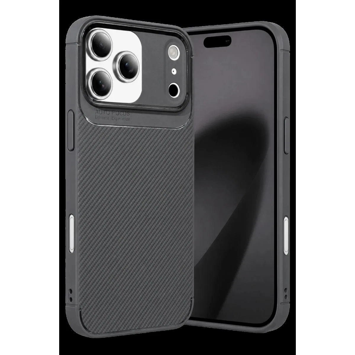 Apple İphone 17 Pro Max Auto Focus Karbon Kapak - Koyu Yeşil görsel 4