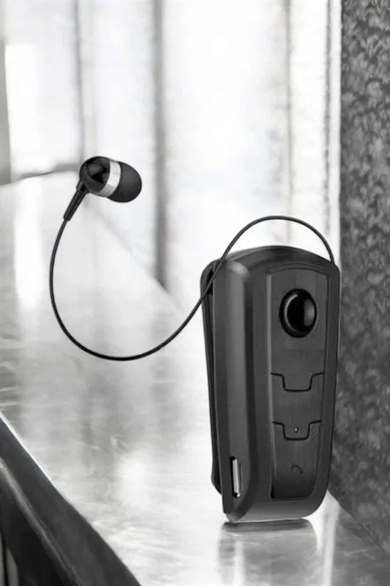 Makaralı Bluetooth Kulaklık Kulak İçi Android iOS Uyumlu Titreşimli görsel 4