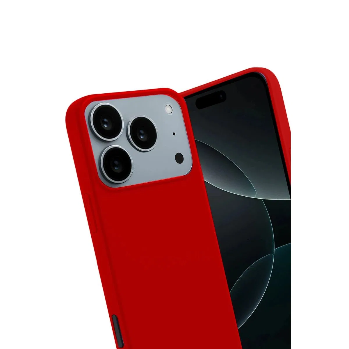 Apple İphone 17 Pro First Silikon - Kırmızı görsel 3