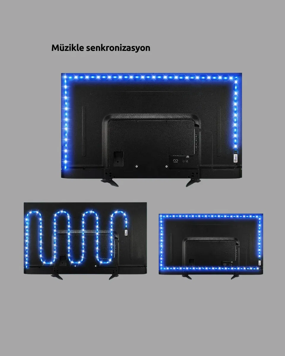Uzaktan Kumandalı LED TV Arka Işık Şeridi Yeni Nesil görsel 5