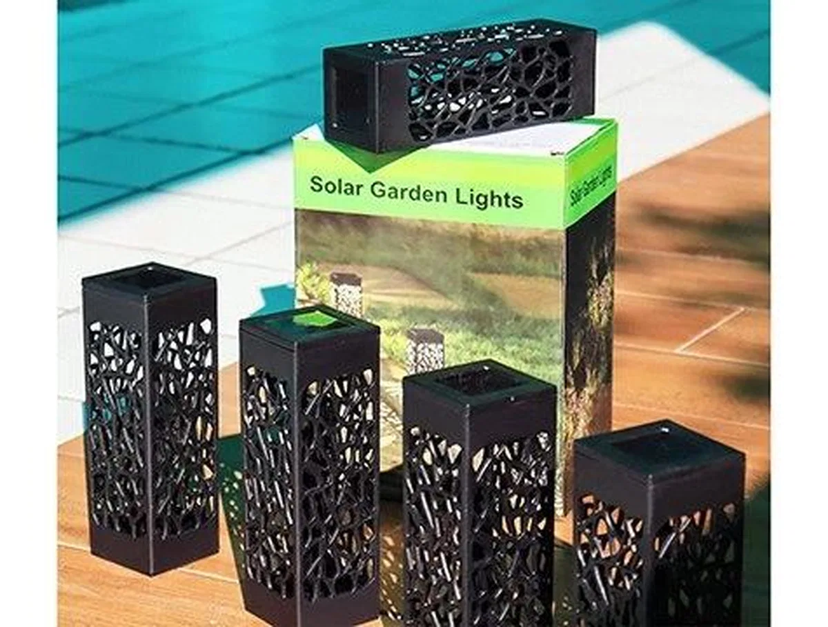 Dekoratif Solar Güneş Enerjili Bahçe Aydınlatması Yürüyüş Yolu Seti ( 8 Adet ) görsel 4