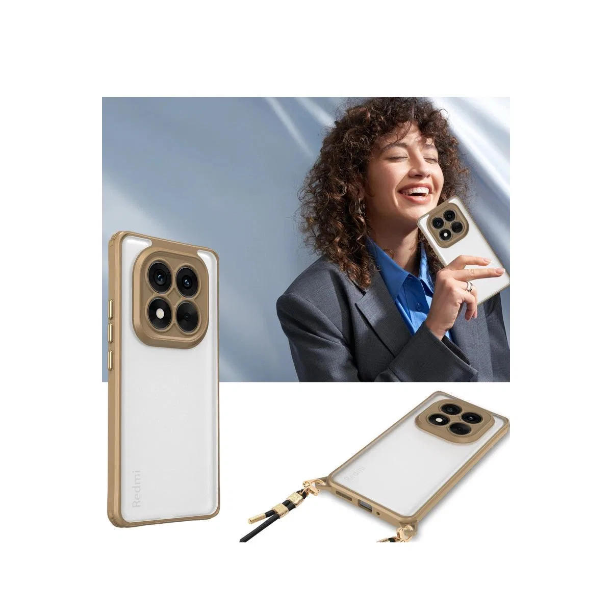 Xiaomi Redmi Note 14 Pro 5g Kılıf Penta Silikon Kılıf - Siyah görsel 2