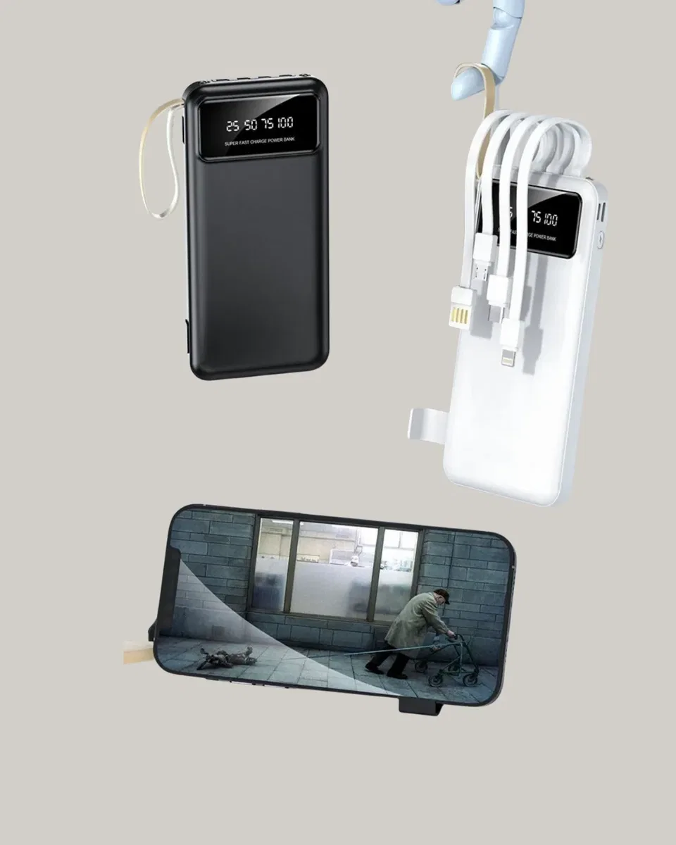 Taşınabilir 20. 000 mAh Hızlı Şarj Powerbank 4 Çıkışlı görsel 4