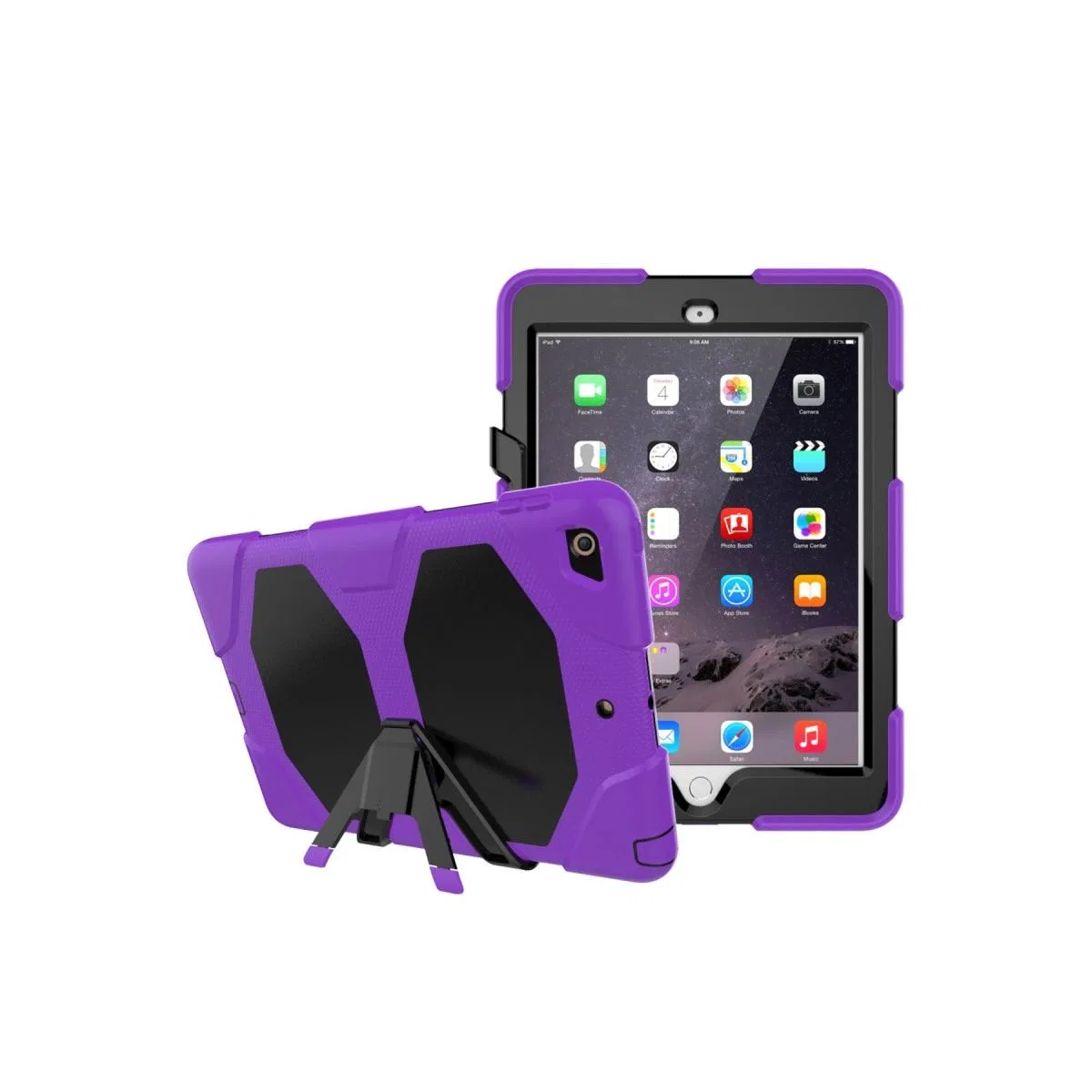 Apple İpad 5 Air 9. 7 Kılıf Griffin Tablet Kapak - Mor görsel 3
