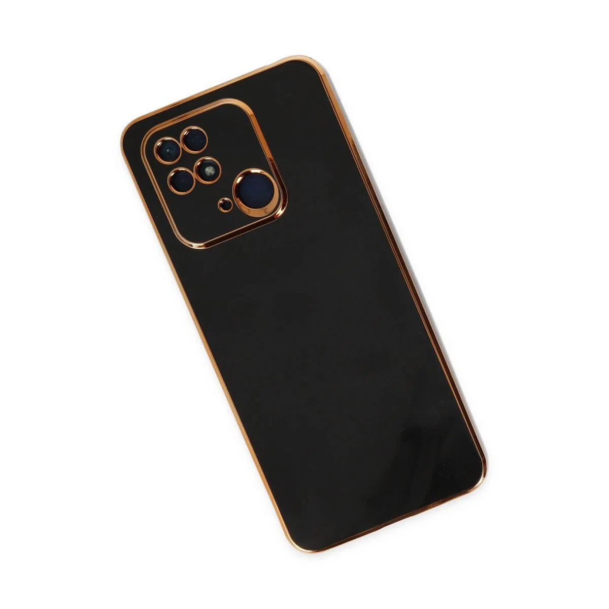 Xiaomi Redmi 10c Kılıf Volet Silikon - Siyah görsel 3