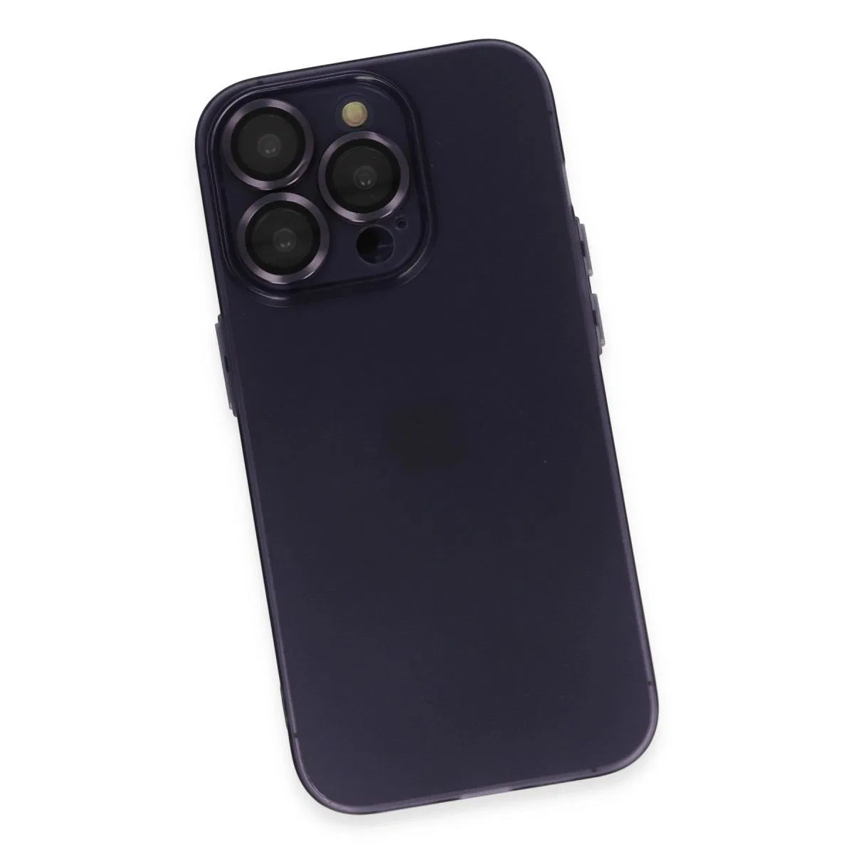 Apple İphone 14 Pro Max Kılıf Luko Lens Silikon - Derin Mor görsel 4