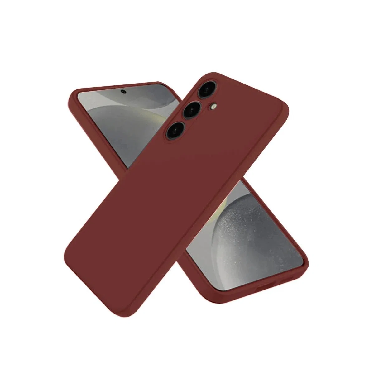 Samsung Galaxy A26 Kılıf First Silikon - Bordo