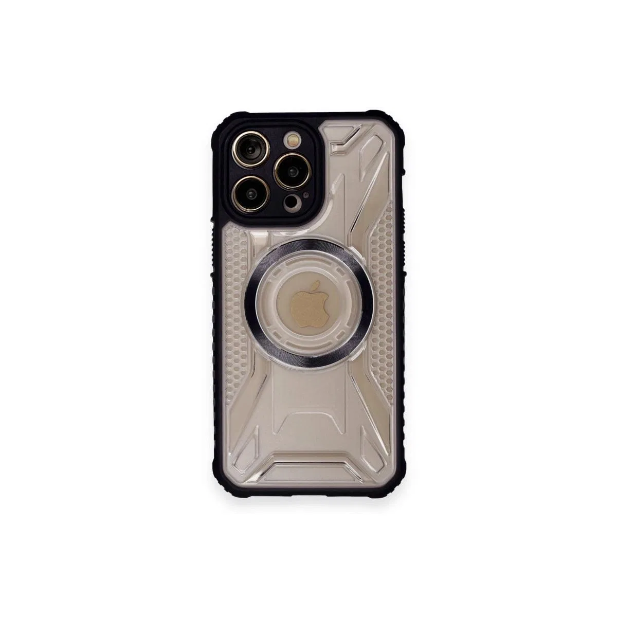 Apple İphone 12 Pro Max Kılıf Prag Magneticsafe Kapak - Siyah