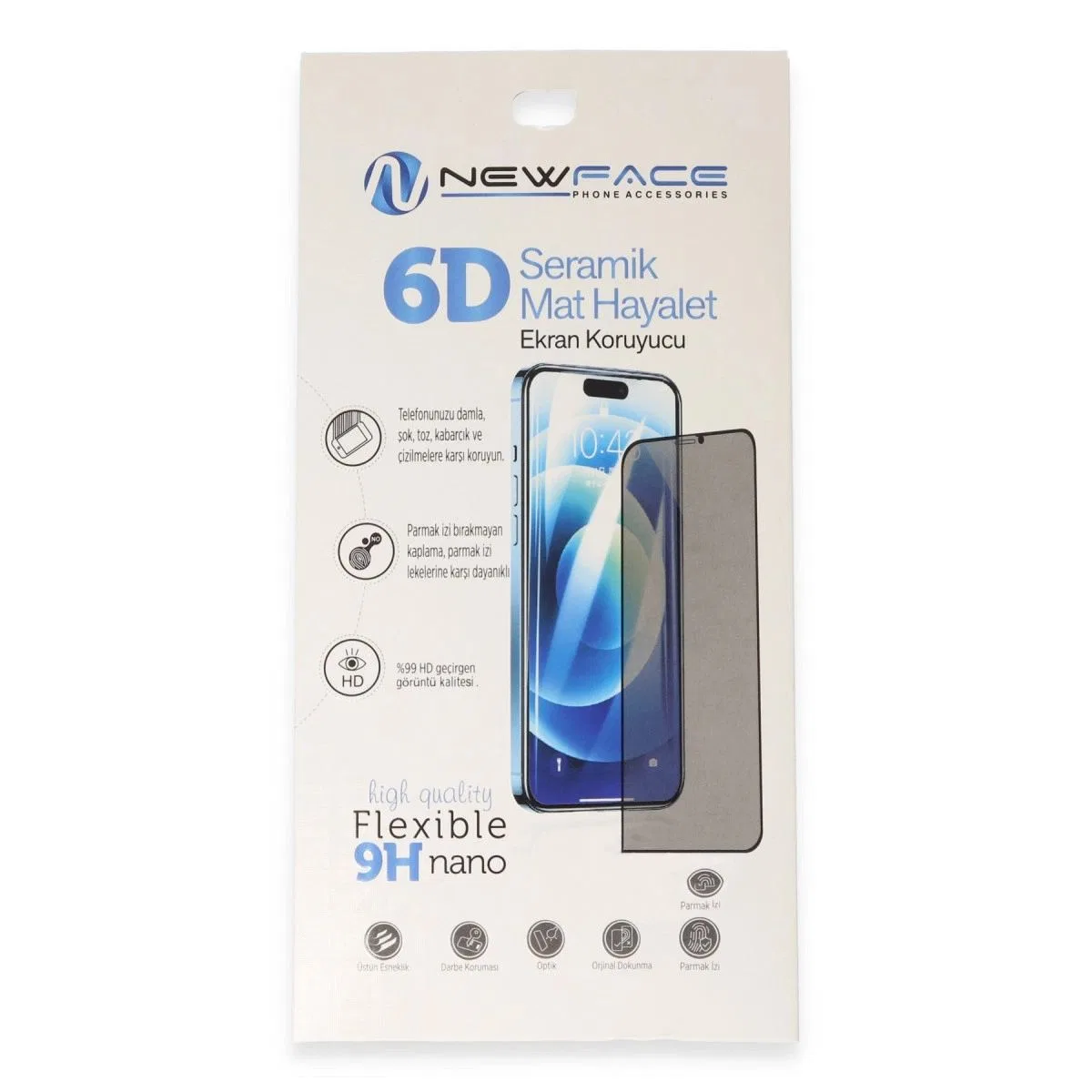 Samsung Galaxy A55 5g 6d Antistatik Mat Seramik Hayalet Nano Ekran Koruyucu görsel 2